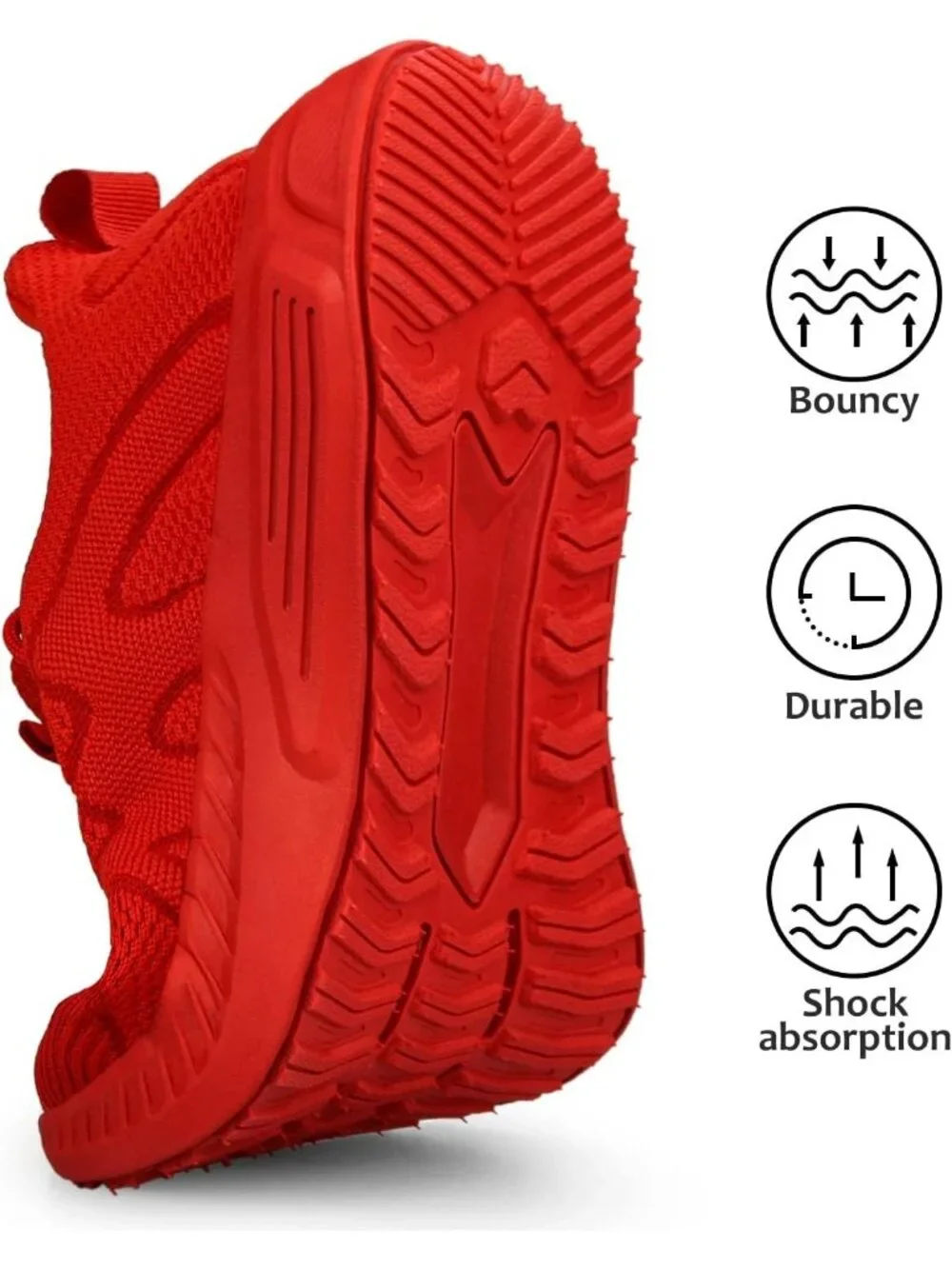 🆕Women's Dark Red Running Shoes Non Slip Gym Tennis Walking Workout Sneakers